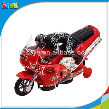 spiderman motorcycle toy