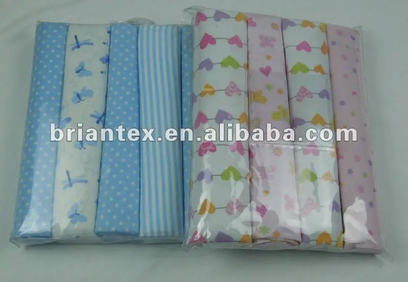 Briantex Pvc Pack Cute Prints Airline Swaddle Blanket 100 Cotton