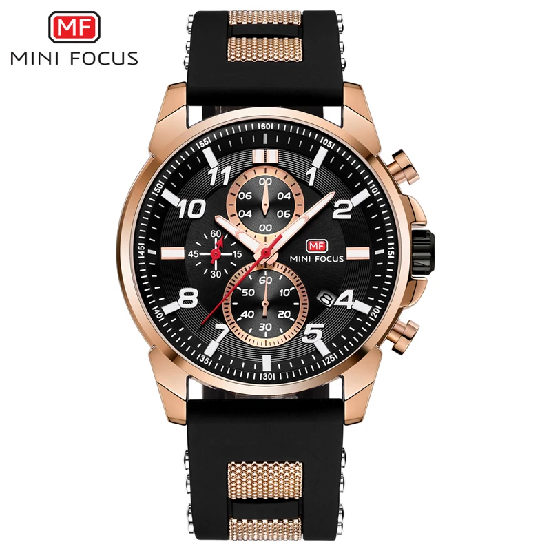 

MINI FOCUS MF0268G Man Quartz Watches Top Selling 2019 Fashion Casual Outdoor Waterproof Male Watch, 5 colors