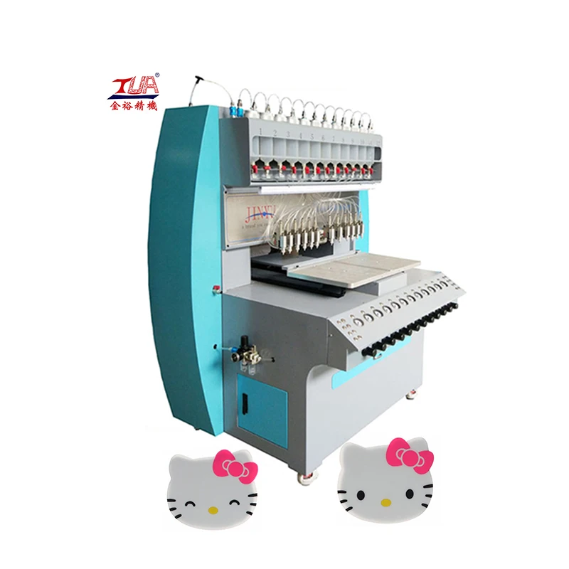 jinyu Multicolor automatic soft enamel dispenser machine