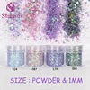 Wholesale iridescent color poly flake glitter for DIY decoration