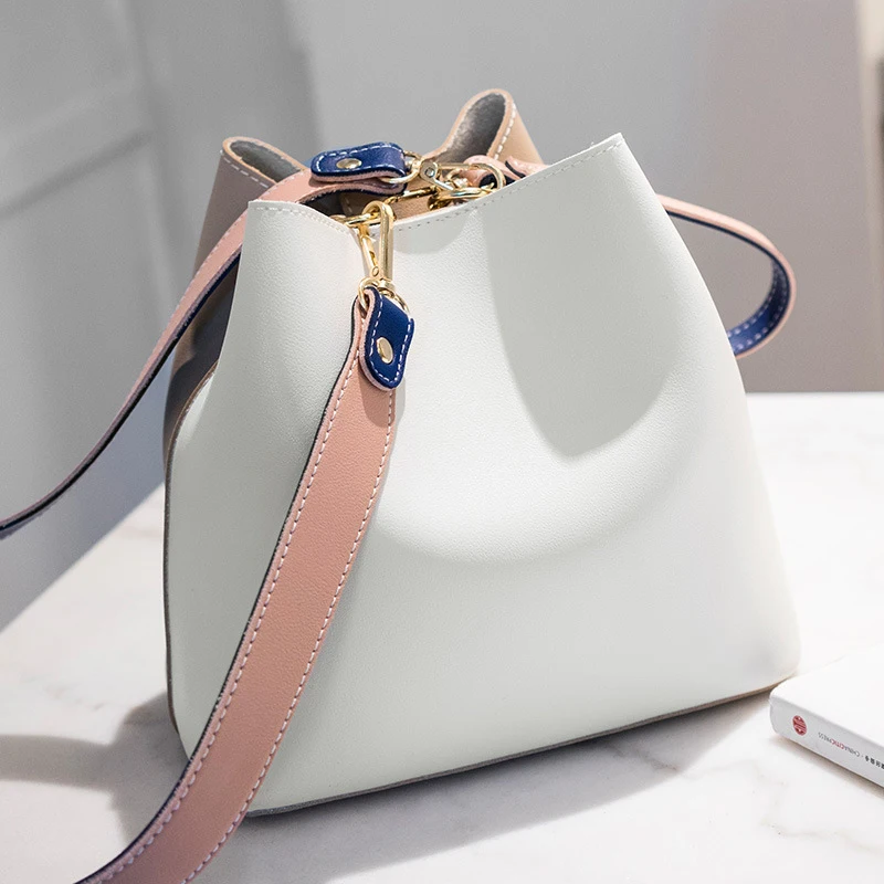 

Fashion Ladies Handbags Custom Pu Bucket Bags Women Shoulder Bag hand bag