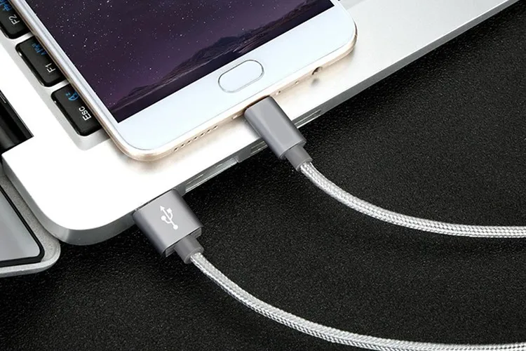 1m 2m 3m Nylon Braided USB Data Cable Low Price Stable Android Type C Micro USB Charging Cable Flexible Phone USB Cable - ANKUX.COM