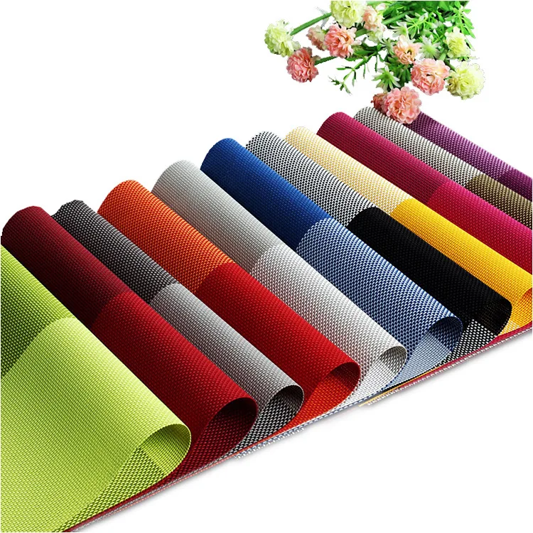 

Waterproof Colorful Non Anti Slip Eco-friendly PVC Dish Tray Mat Pad Placemat, Red/green/blue/violet/blue/grey/brown/beige