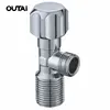 Control water pressure switch brass wash basin polishing angle valve for bathroom