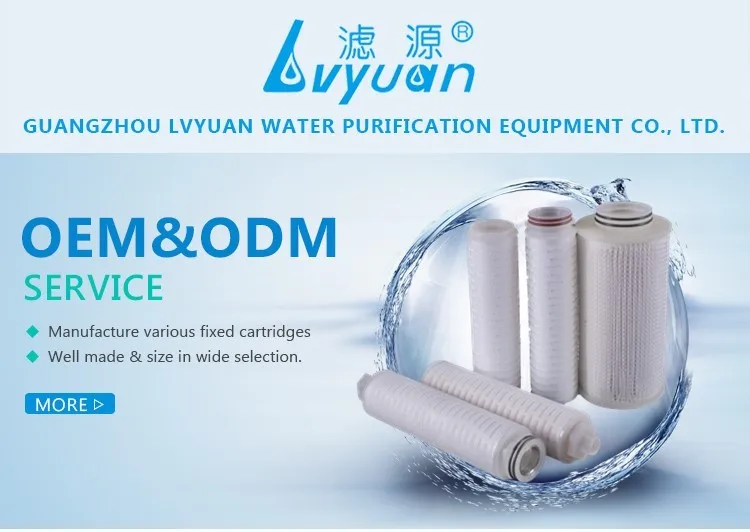 New pleated water filter cartridge exporter for water Purifier