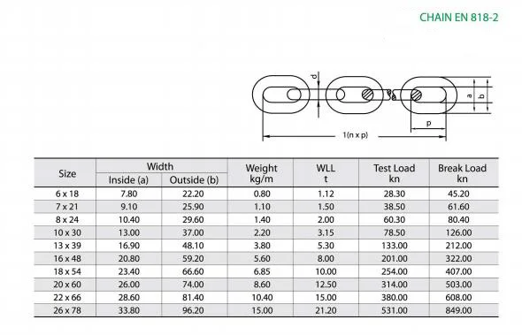 G50 316 Stainless Steel Pump Lifting Chain With Drop Forged Stainless ...