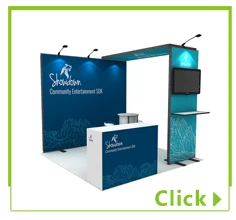 Exhibition Booth Backlit Backdrop Wall Material Tradeshow Display - Buy ...