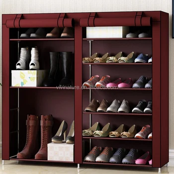 Big Size Shoe Rack With Dustproof Cover 