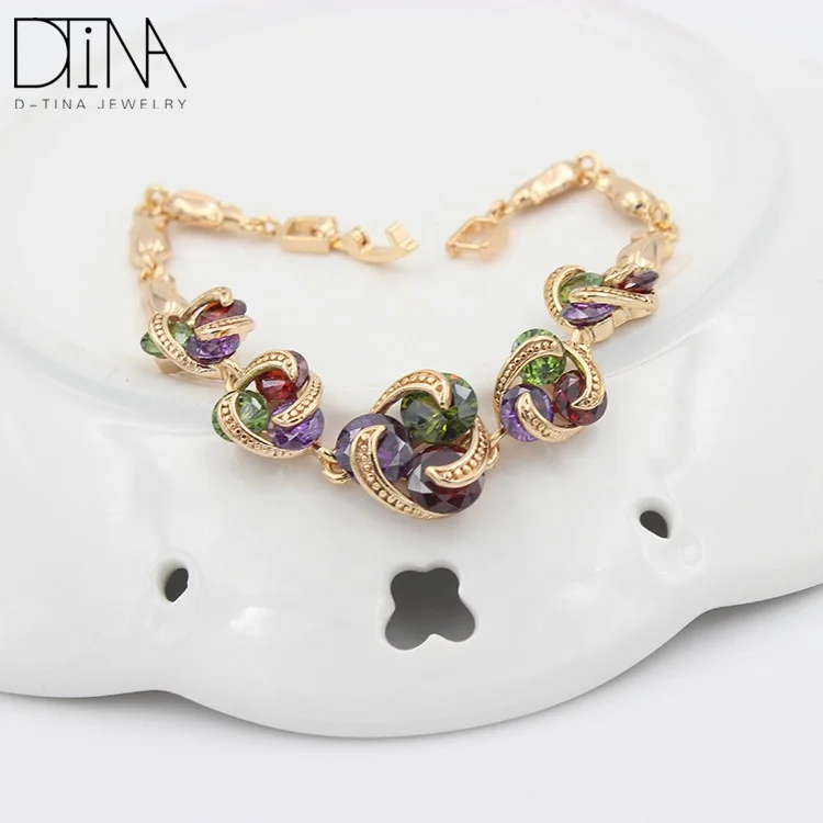 

High material brass wholesale fashion beautiful women bracelet, Gold