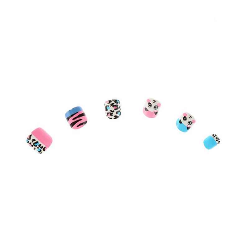 

Hot selling animal design child false nails press on nails, Colorful;rich and vivid