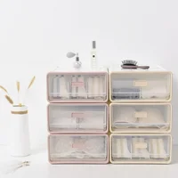 

Factory price plastic storage box transparent drawer organizer