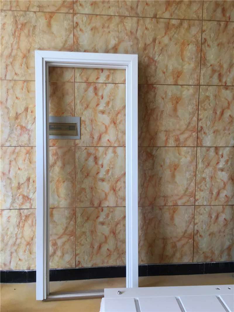 Pvc Covered Laminated Coated / Painting Door Jamb Casing Wpc Hollow Pvc