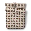 Funny Emoji Poop Style 3d quilt set