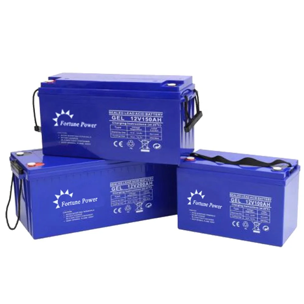 
100ah/120ah/150ah/200ah Active Polymer 12V Gel Batteries for Solar Power System 