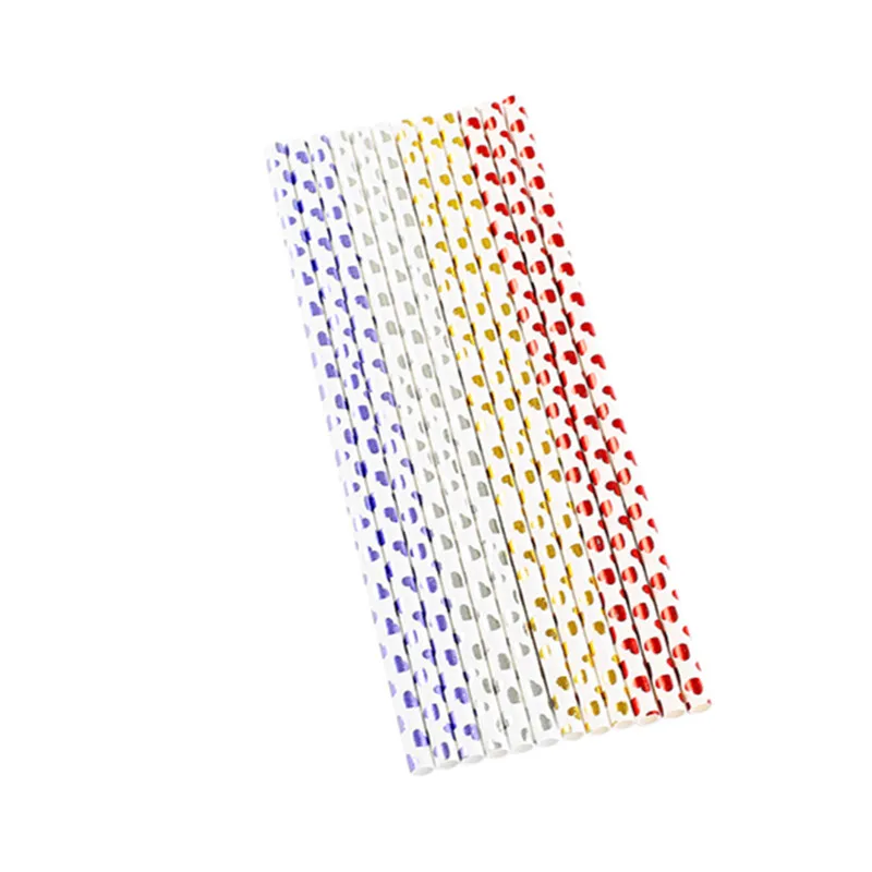 

Shining Drinking Straws Christmas Drinking Paper Straws, As picture