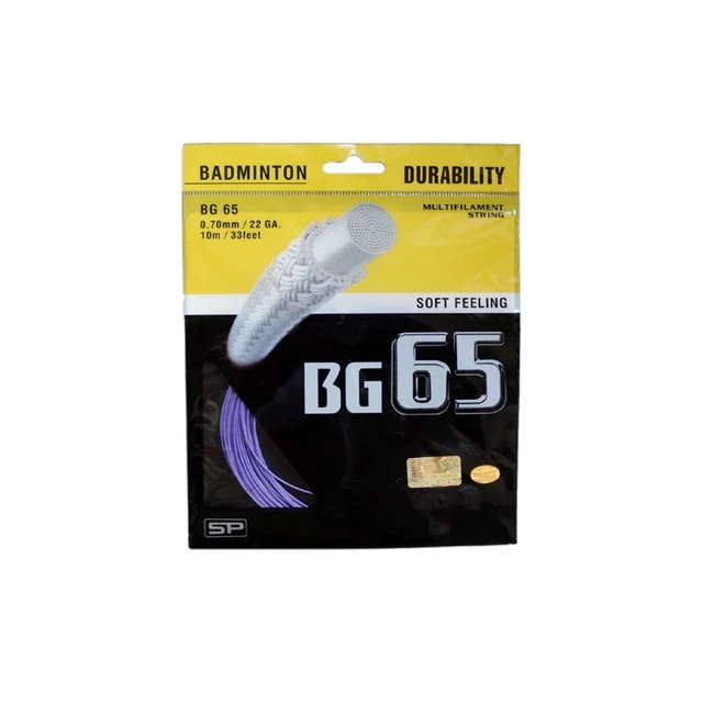 

China Made BG65 Badminton String Clamp Wholesale High Quality Nylon Badminton String BG65 BG66 BG68 NG95 Badminton Racket String, Black;white;blue;purple;yellow