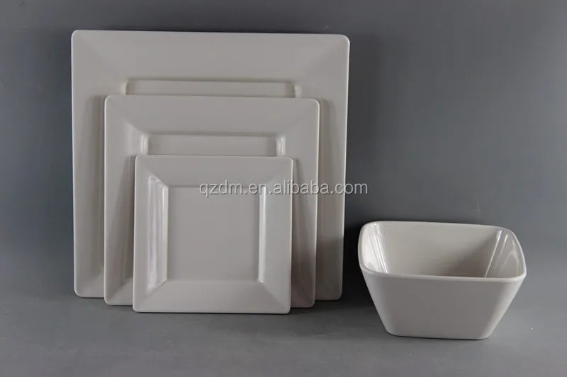 Rustic Design Melamine Dinner Set Food Grade Good Quality