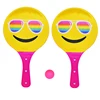 Customized Summer Plastic Beach Toy Tennis Racket Set with Ball