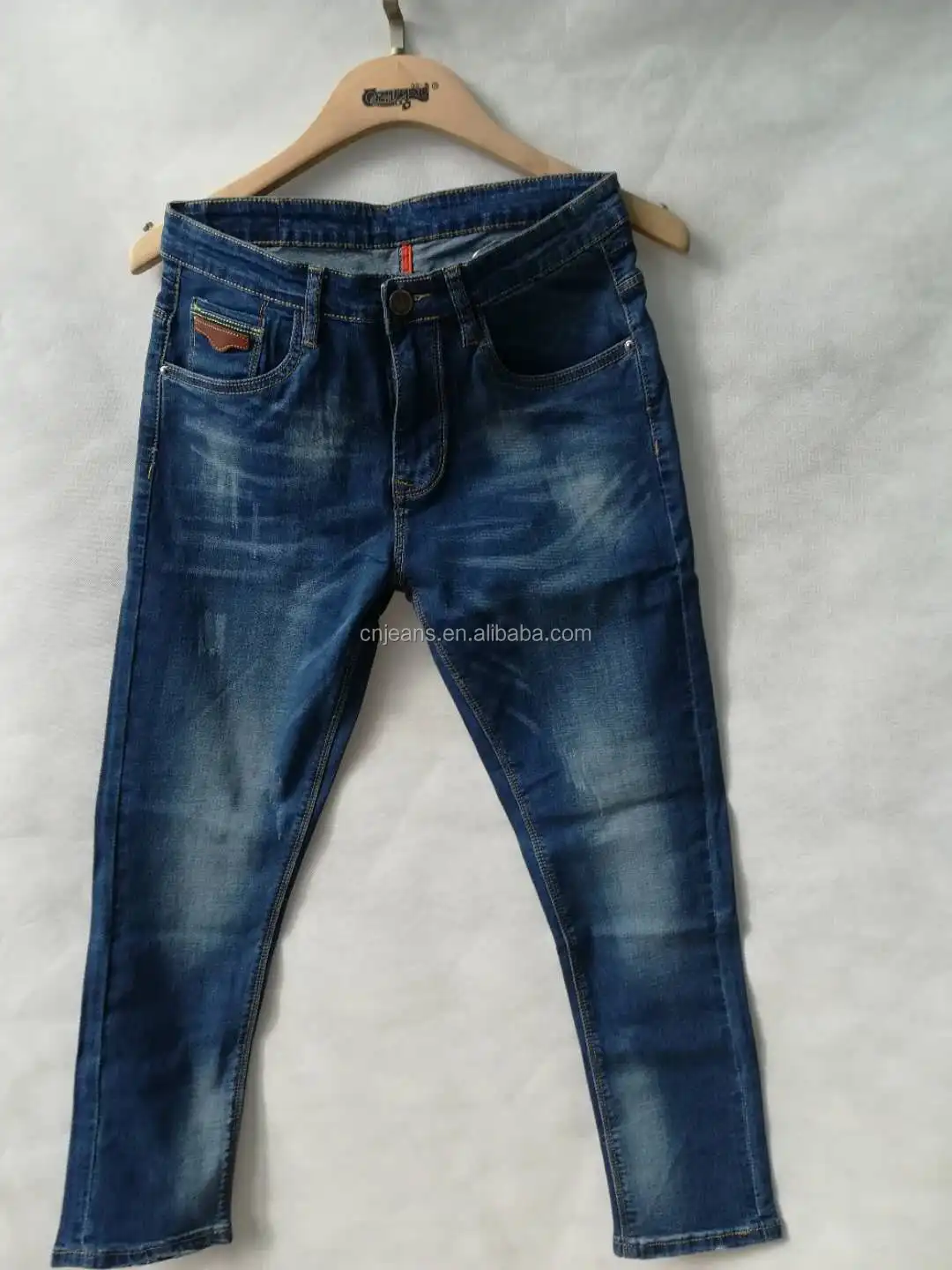 Gzy 2015 Fashion Hot Sell Washed 100 Cotton New Denim Jeans For Men