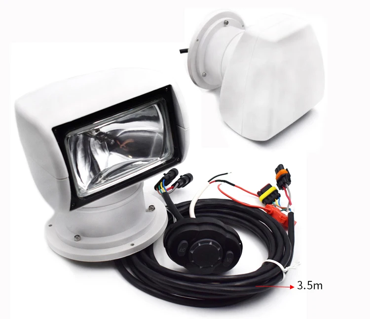 12V 100W Bulb Wonderful Remote Control Spotlight For SUV Car Marine Searchlight