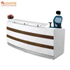 Ausone office furniture small desk wood reception cheap