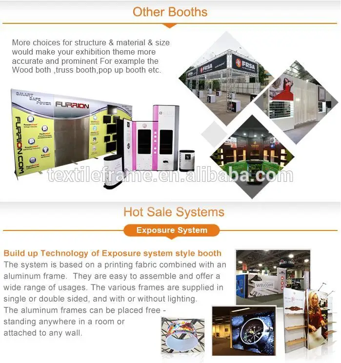 3x3 Modular Aluminum Frame Exhibition Booth