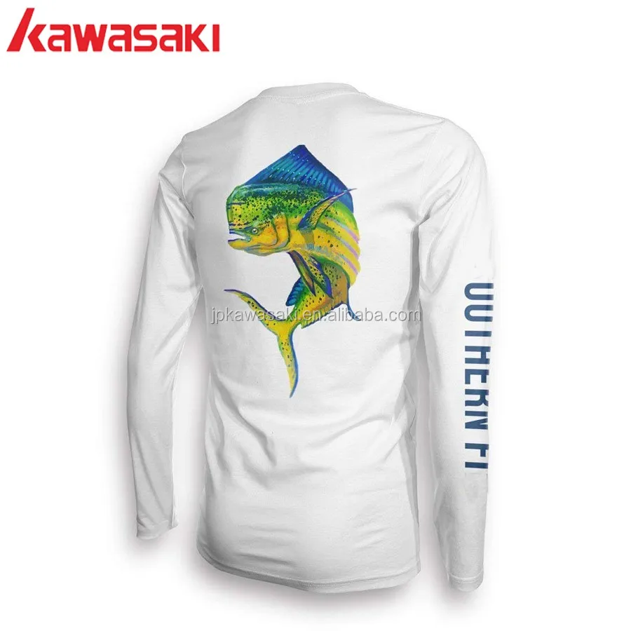 Custom T Shirt Fishing Long Sleeve Polyester Spf Fishing Shirt Buy