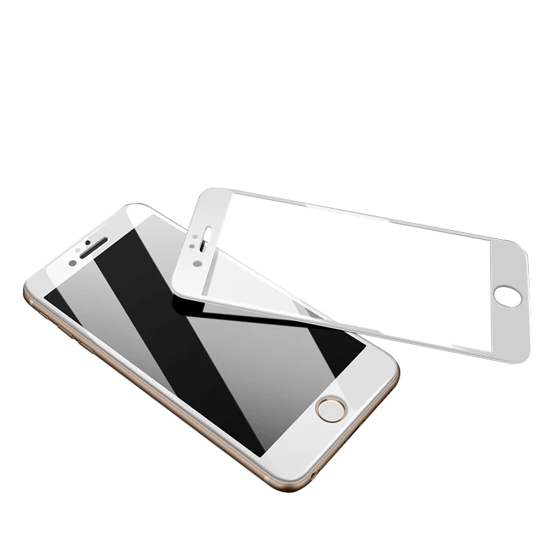

Hot Sale 9H Hardness 3D Premium double strong printing Tempered Glass Screen Protector for iPhone 6S Plus