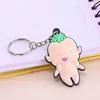 2018 soft pvc cartoon film figure key ring chain keyring keychain