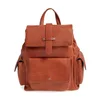 High end Vintage women genuine leather small backpack