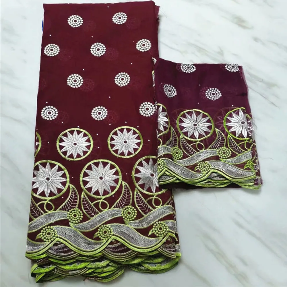 

Beautifical swiss fabric cotton embroidery lace wine red cotton lace ML19R199, Customized