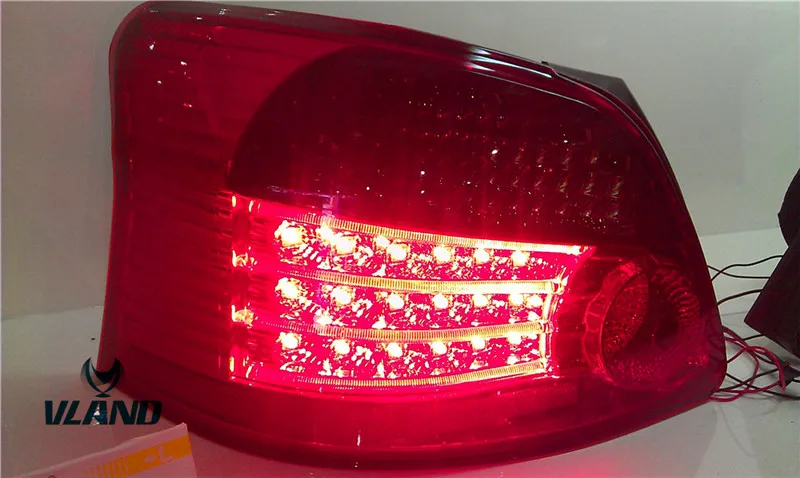 VLAND factory accessory for Car Taillight for Vios LED Tail light for 2008 2009 2010 2011 2012 2013 with LED DRL