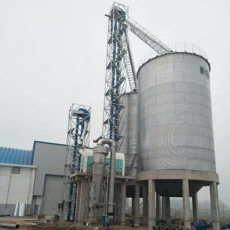 Corn Grain Bins Used Hopper Bottom Large Metal Bolted Assembly