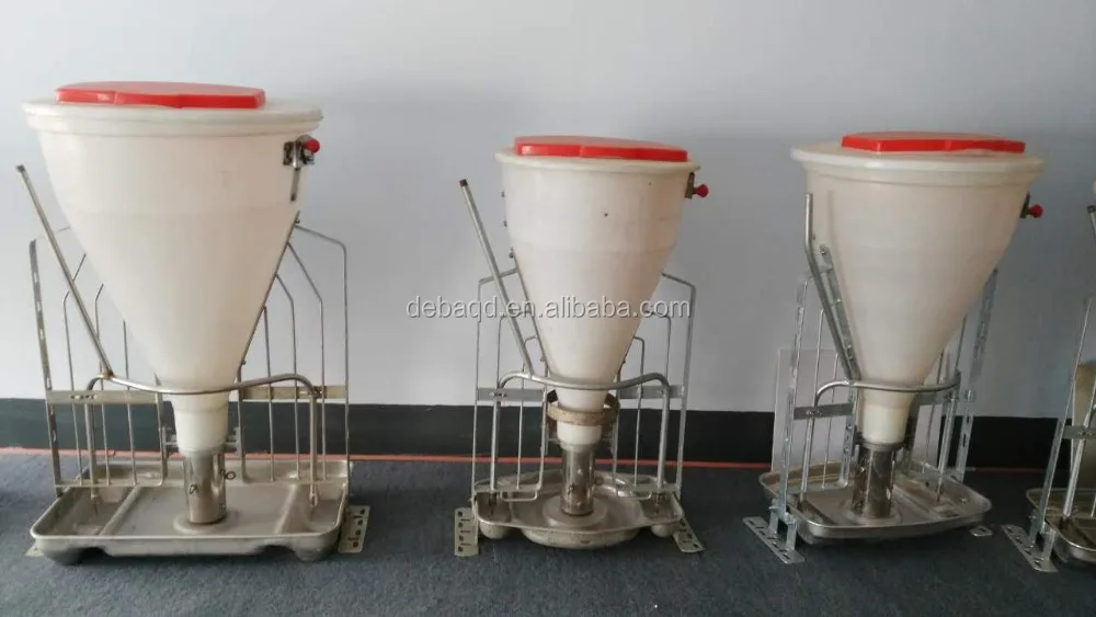 Small Stainless Steel Livestock Dry Wet Automatic Plastic Pig Feeder