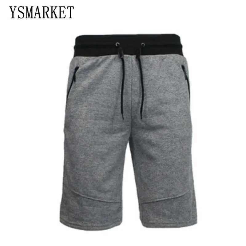 

YSMARKET S-XXL 5 Color Mens Summer Cotton Shorts Gyms Fitness Bodybuilding Joggers Elastic Waist Casual Pants EPT06