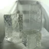 clear large size polyester resin artificial ice block