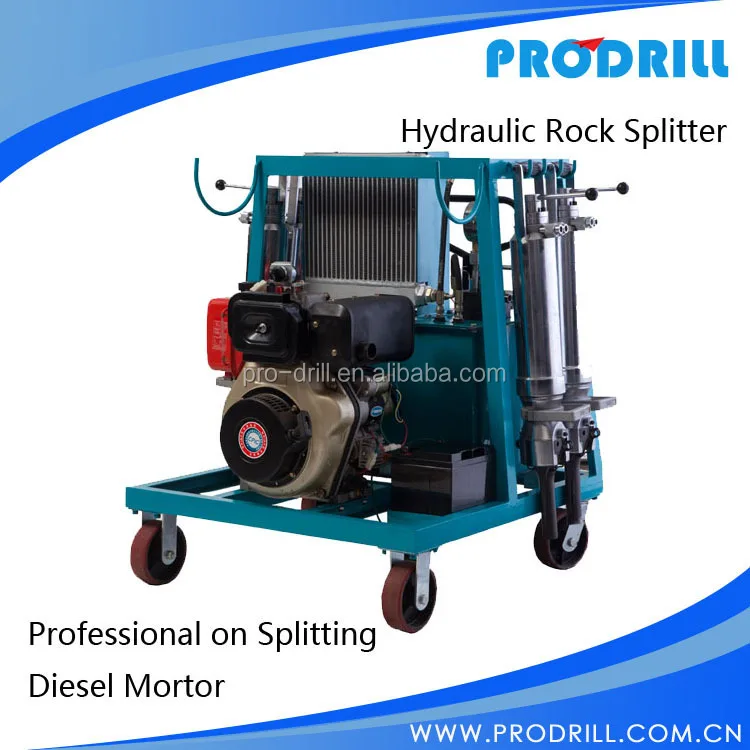 
42-45mm core PD42-350 hydraulic rock crack machine, concrete and stone splitter for mining 