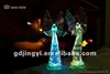 acrylic crystal LED light angel holy christmas decorations
