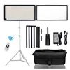 LED Video Light Photography Lighting Kit Studio 3200K-5500K CRI90 Bi-color LED Light Panel with Remote Control