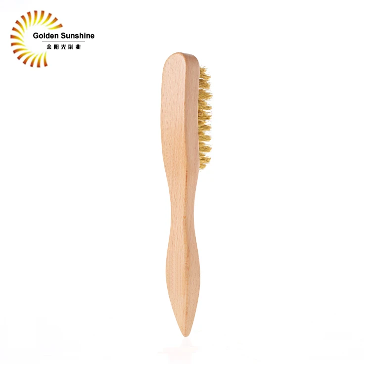 
Brass Shoe Brush Custom Shoe Care Brush Wood Shoe Polish Brush 