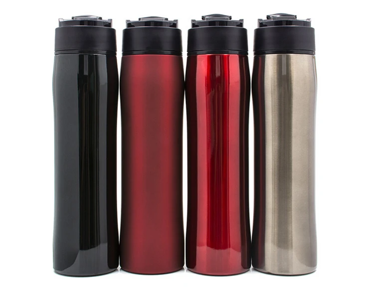 Portable Stainless Steel French Press Coffee Maker 350ml Travel Mug