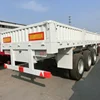 3 axles side wall / dropside cargo semi trailer