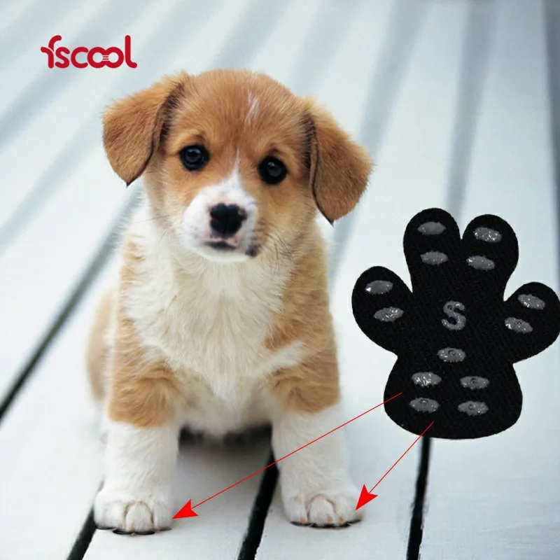 

Design New Arrive Product Adhesive Pet Feet Stick Pad, Dog Foot Soles Shoes Dog Paw Protector, Blue/pink/black