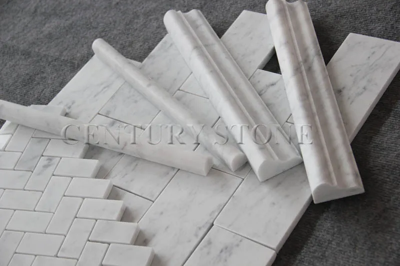 Italian Calacutta Gold White Marble Tile Residential And