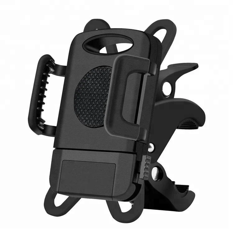 

Starsky Bike Bicycle Motorcycle Scooter Phone Mount for any Smart Phone, Bike Accessories, Black