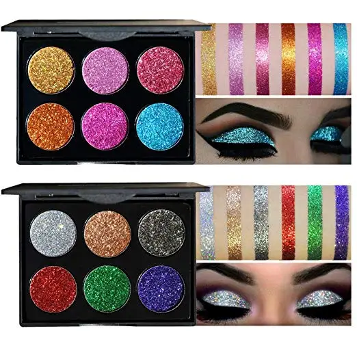 Mulit Color Wholesale Custom Shining Makeup Oem Diamond Eyeshadow Palette
