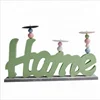 Manufacturers sell European-style home decoration pendulum handicraft to do the old base letter HOME, LOVE romantic Candlestick