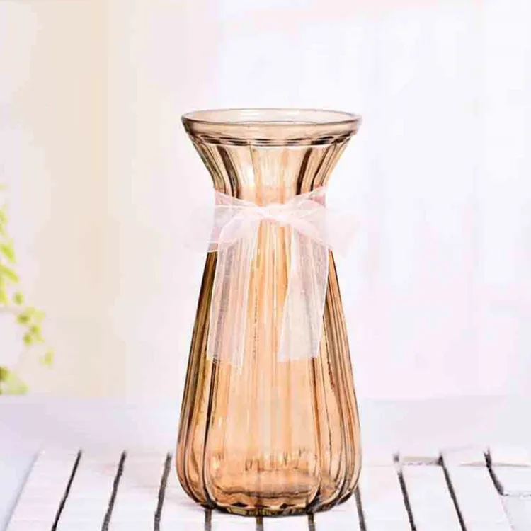 
Princess Sweet Style Modern Glass Vase Wholesale Pedestal Glass Vase Made In China 