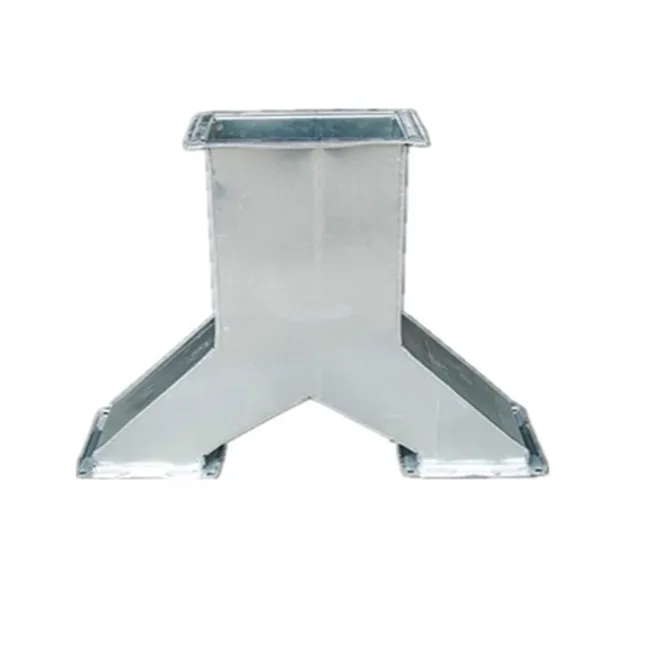 Galvanized Sheet Y Branch Tee 3 Way Air Duct Fittings Hvac System Buy